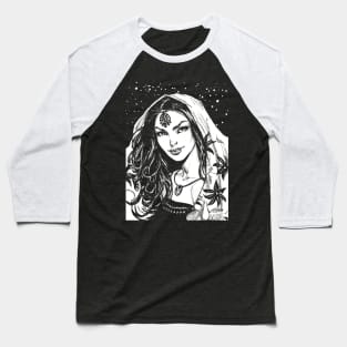 Scheherazade (White print) Baseball T-Shirt